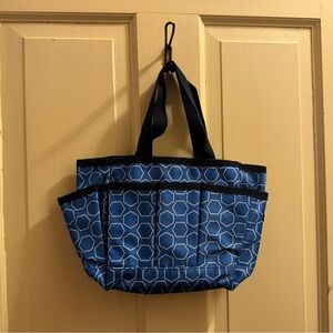 Thirty-One Mini Organizing Tote in Mechanical Geo (Retired)